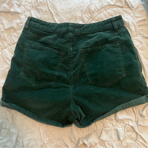 Free people green corduroy shorts - Picture 7 of 9